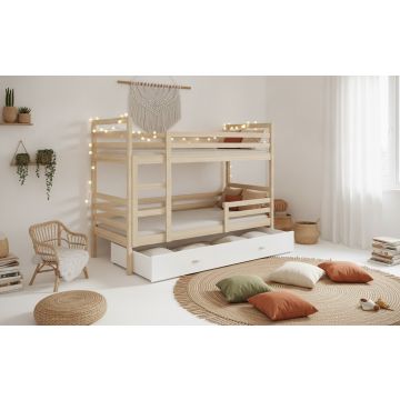 Affordable bunk bed with optional drawer