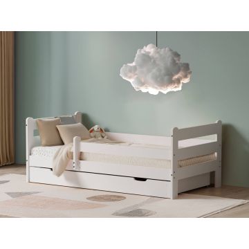 Budget White Toddler Bed With Storage Drawer | All In Price