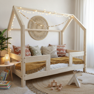 beautiful boho style room for 5 years old