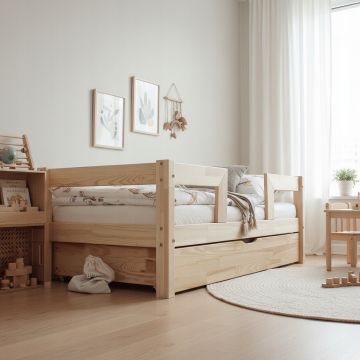 Affordable toddler bed with drawer