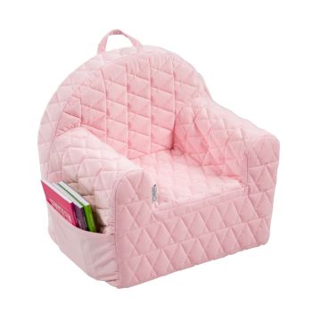 Lykke Pink Velvet Chair For Kids & Toddlers 