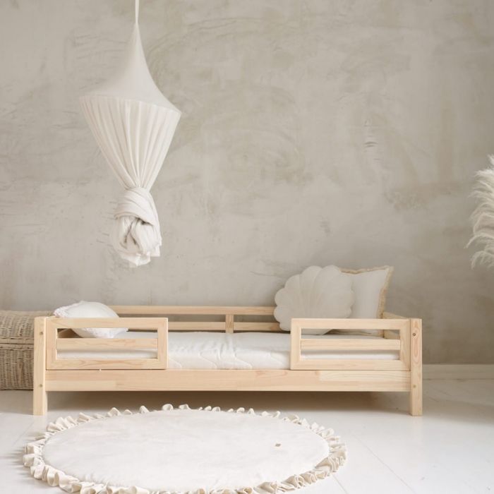 Wooden Bed with barriers Wooden Bed with barriers