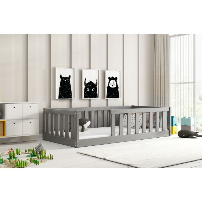 Grey Floor Bed Grey Floor Bed