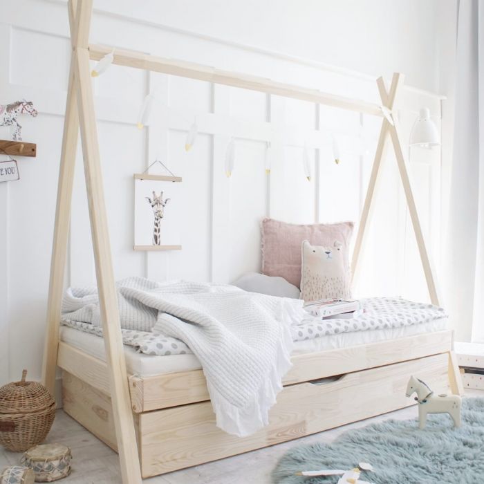 Beautifully crafted wooden tipi beds for a cozy sleep Beautifully crafted wooden tipi beds for a cozy sleep